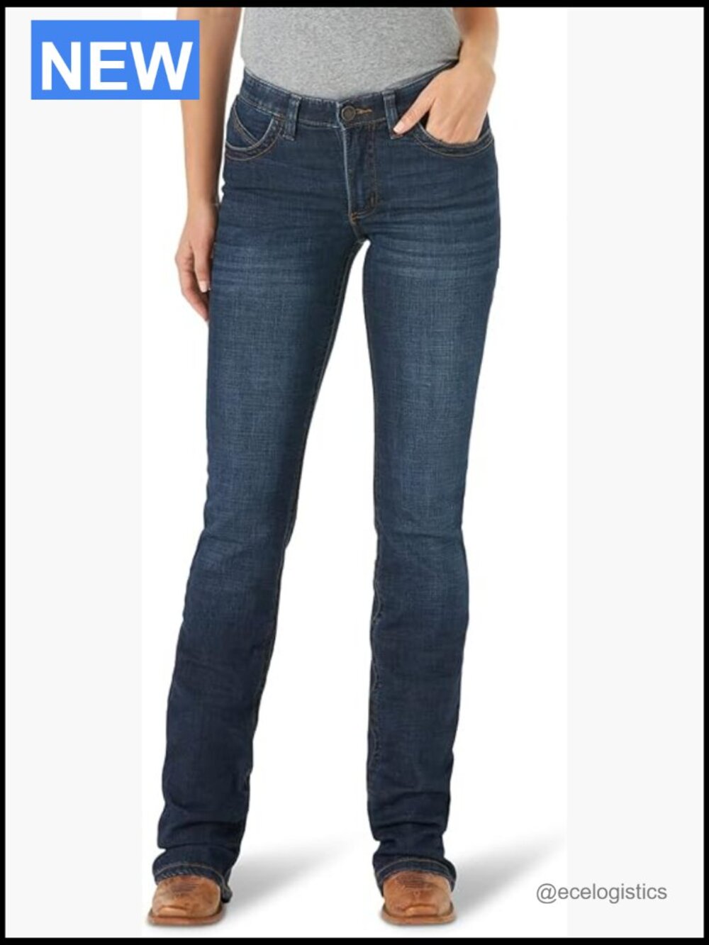 Mid Rise Performance Waist Boot Cut Ultimate Riding Jean